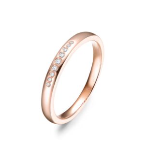 Nhẫn cưới nữ 14K CZ Gorgeous Bouquet