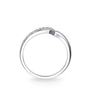 Nhẫn cưới nữ 14K CZ Forever Love