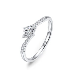 Nhẫn cầu hôn 14K CZ Someone Like You