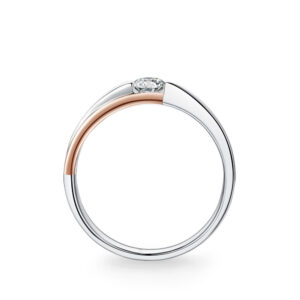 Nhẫn cưới nữ 14K Kim Cương Lab-grown The Embraces of the Moon