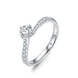 Nhẫn cầu hôn 14K Kim Cương The Valse of Love