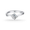 Nhẫn cầu hôn 14K CZ The Tango
