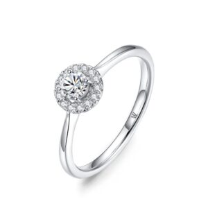 Nhẫn Cầu Hôn 14K CZ The White Lady