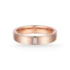 Nhẫn cưới nam 14K CZ Mr. Husband
