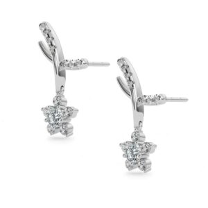 Hoa tai 10K Kim Cương Lab-grown Memories Never Faded