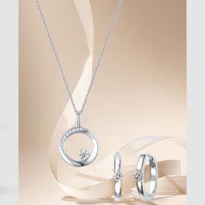 Mặt dây chuyền 10K CZ Opal