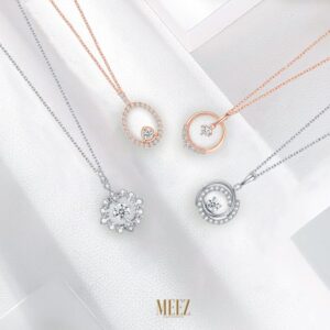 Mặt dây chuyền 10K CZ Blue Ocean