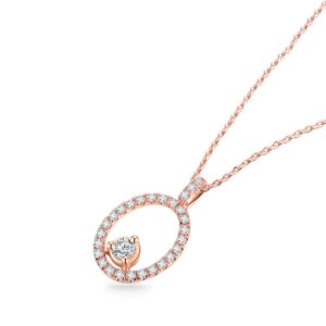 Mặt dây chuyền 10K CZ Carpe Diem