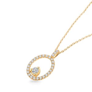 Mặt dây chuyền 10K CZ Carpe Diem