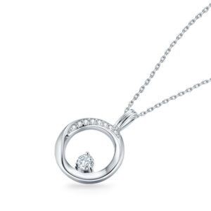 Mặt dây chuyền 10K CZ Opal