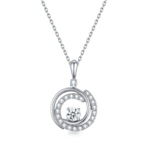 Mặt dây chuyền 10K CZ Sparkling Aurora