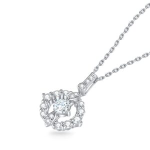 Mặt dây chuyền 10K CZ Blue Ocean