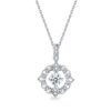 Mặt dây chuyền 10K CZ Blue Ocean