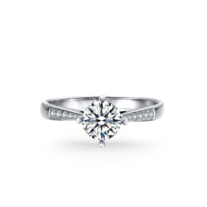 Nhẫn cầu hôn 10K CZ Fanstastic Light