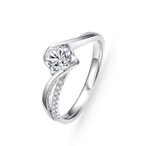 Nhẫn cầu hôn 14K Kim Cương Nora