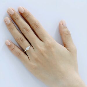 Nhẫn cầu hôn 14K Kim Cương Lab-grown Her Tiara