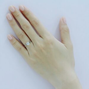 Nhẫn cầu hôn 14K CZ Dazzling You
