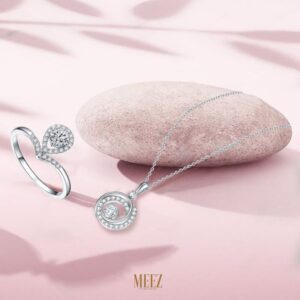 Mặt dây chuyền 10K CZ Sparkling Aurora