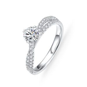 Nhẫn Cầu Hôn 18K Kim Cương Stella