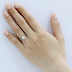 Nhẫn Cầu Hôn 14K Kim Cương You By My Side