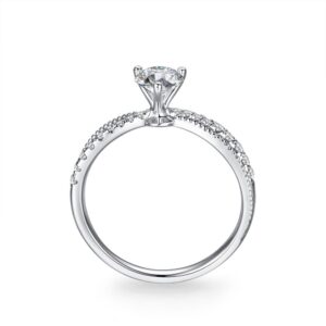 Nhẫn cầu hôn 14K CZ Meera