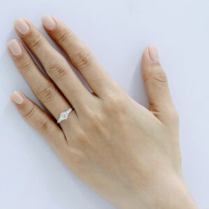 Nhẫn Cầu Hôn 14K CZ My Violet