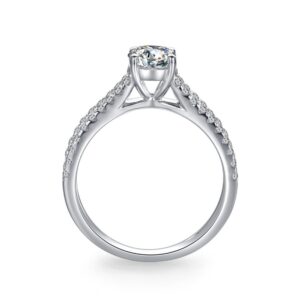 Nhẫn Cầu Hôn Bạch Kim Kim Cương Brielle