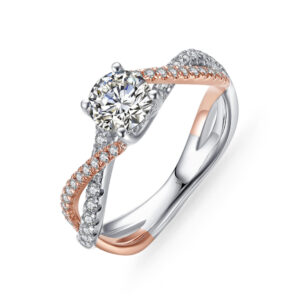 Nhẫn Cầu Hôn 18K Kim Cương Elin