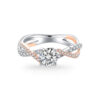 Nhẫn Cầu Hôn 18K Kim Cương Elin
