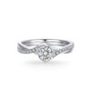 Nhẫn cầu hôn 14K Kim Cương Faven