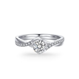Nhẫn cầu hôn 14K Kim Cương Faven