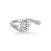 Nhẫn cầu hôn 18K Kim Cương Mahina