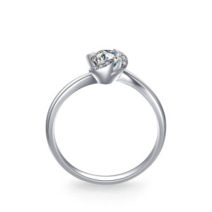 Nhẫn cầu hôn 14K CZ Lucero