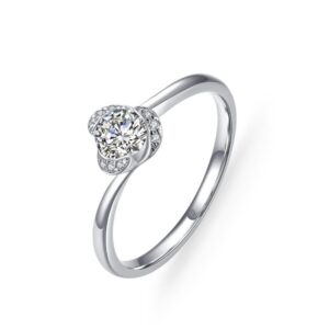 Nhẫn cầu hôn 14K CZ Lucero
