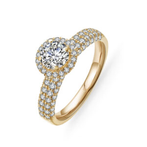 Nhẫn Cầu Hôn 18K Kim Cương Hikari