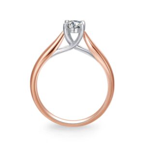 Nhẫn Cầu Hôn 14K Kim Cương Nehira