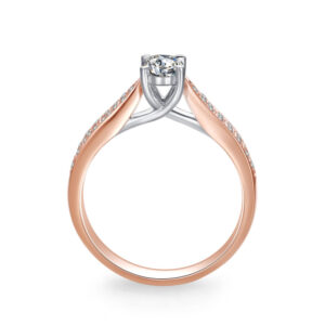 Nhẫn Cầu Hôn 18K Kim Cương Nelda