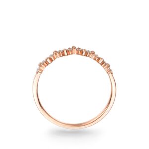 Nhẫn vàng hồng 10K CZ Myth