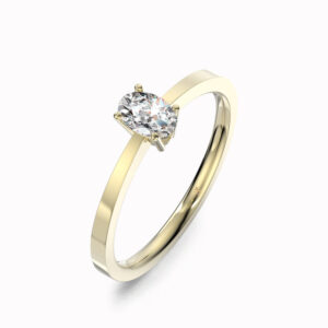 Nhẫn Vàng 10K CZ Princess Anne