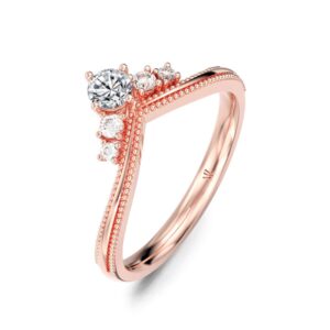 Nhẫn Cầu Hôn 14K Kim Cương Lab-grown Adelle