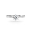 Nhẫn cầu hôn 10K CZ Isabella