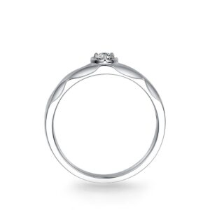 Nhẫn cưới nữ 14K CZ First Kiss