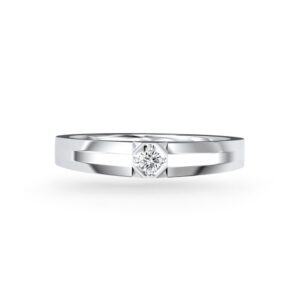 Nhẫn cưới nam 14K CZ The Bounderies