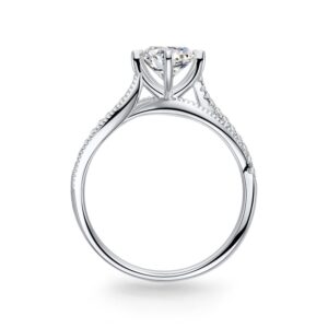 Nhẫn cầu hôn 10K CZ Esme