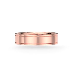 Nhẫn cưới nam 14K CZ Ace