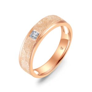 Nhẫn cưới nam 14K Kim Cương Lab-grown My One and Only