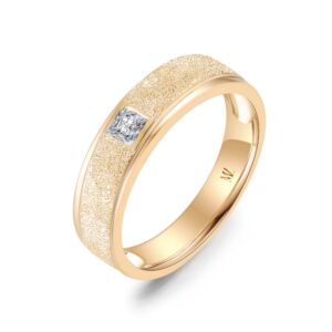 Nhẫn cưới nam 14K Kim Cương Lab-grown My One and Only