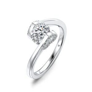 Nhẫn Cầu Hôn 18K Kim Cương Heidi