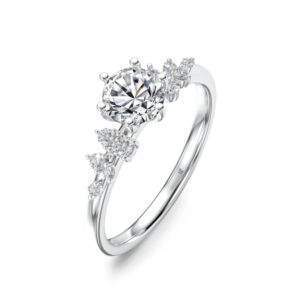 Nhẫn Cầu Hôn 18K Kim Cương Aubrey