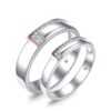 Cặp Nhẫn Cưới 14K Kim Cương Tesoro